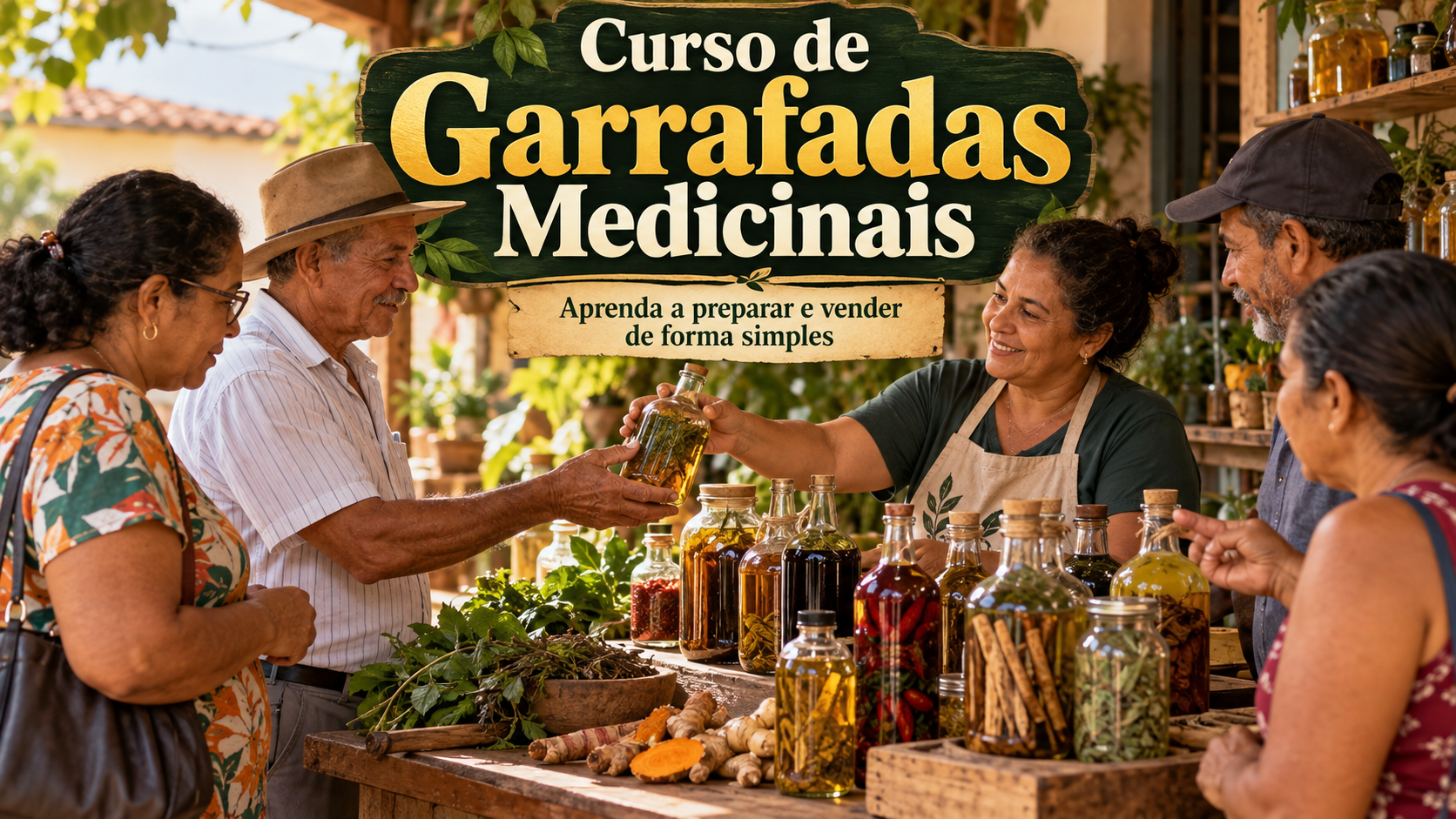 Curso de Garrafadas Medicinais — aprenda a preparar e vender de forma simples